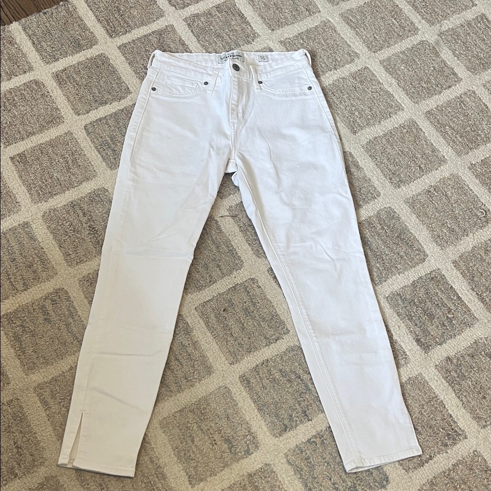 Lucky Brand Women's Crisp White Skinny Jeans
